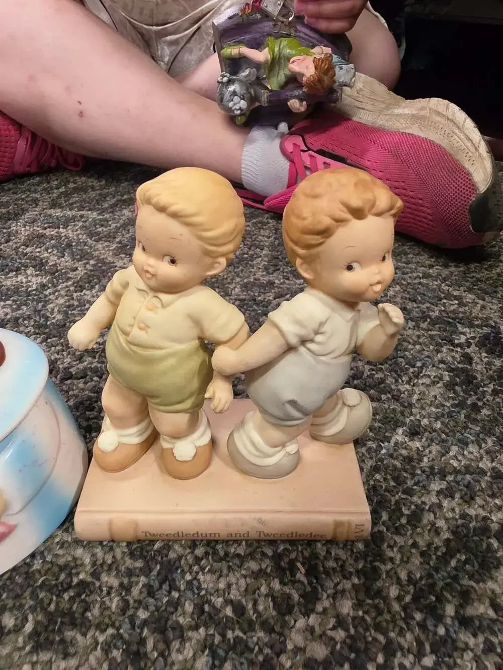 Enesco Tweedledum and Tweedledee Figurine 1994